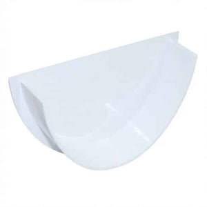 Aquaflow 120mm Deep Flow Half Round Gutter Internal Stop End