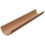 Aquaflow Half Round Plastic Gutter Brown