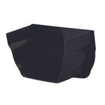 Aquaflow 114mm Krown Ogee Cast Iron Effect Gutter Internal Stop End