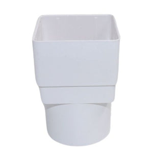Aquaflow 66mm Square/Round 68mm Downpipe Adaptor