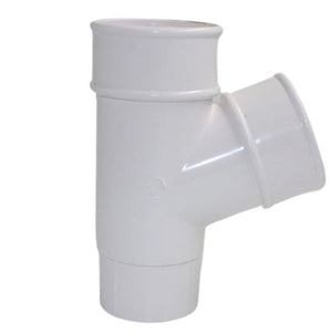 Aquaflow 68mm Round Downpipe Y Branch 112.5°