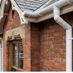 Aquaflow Round Plastic Downpipe Socket Fitted