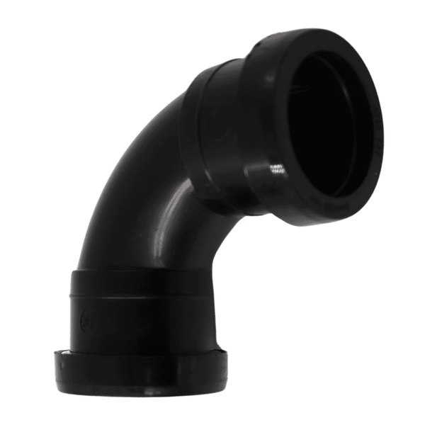 Aquaflow Push Fit 32mm Swept Bend 92.5° - installed