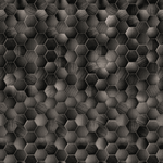 Black Hex Marble 1000mm Shower Panels