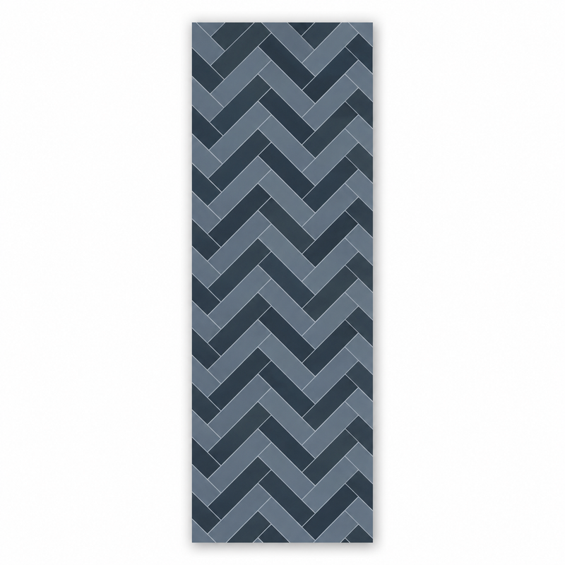 Matt Navy Multi Chevron Wall Panel 1000mm x 2.4m x 10mm