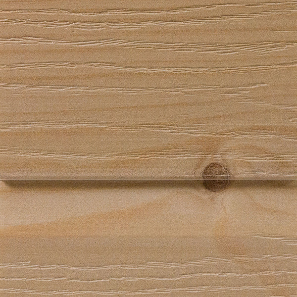Duraklad Woodland Timber Pine Naturale cladding board 333mm x 5m - installed