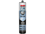 Soudal Fix All Sealant & Adhesive Crystal 290ml