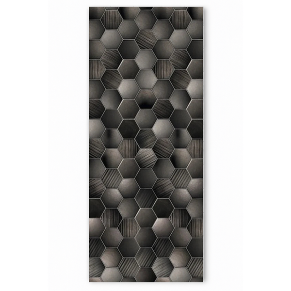 Hexagon Dream Anthracite Grey Wall Panel 1000mm x 2.4m x 10mm
