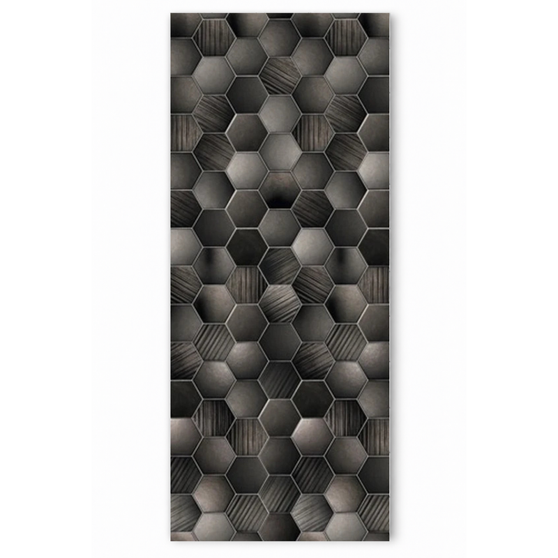 Hexagon Dream Anthracite Grey Wall Panel 1000mm x 2.4m x 10mm