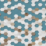 Hexagon Dream Aqua Wall Panel 1000mm x 2.4m x 10mm