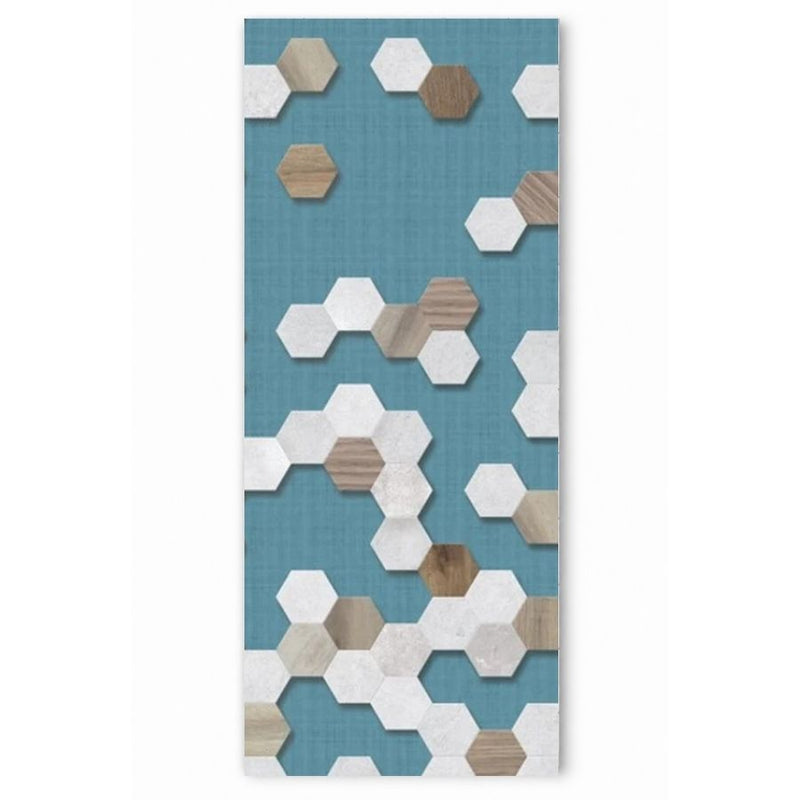 Hexagon Dream Aqua Tile Effect Wall Panel | 250mm x 2.6m x 8mm (Pack of 4)