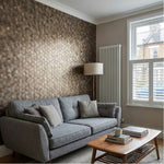 Hexagon Dream Bronze Modern Wall Panel | 1000mm x 2.4m x 10mm