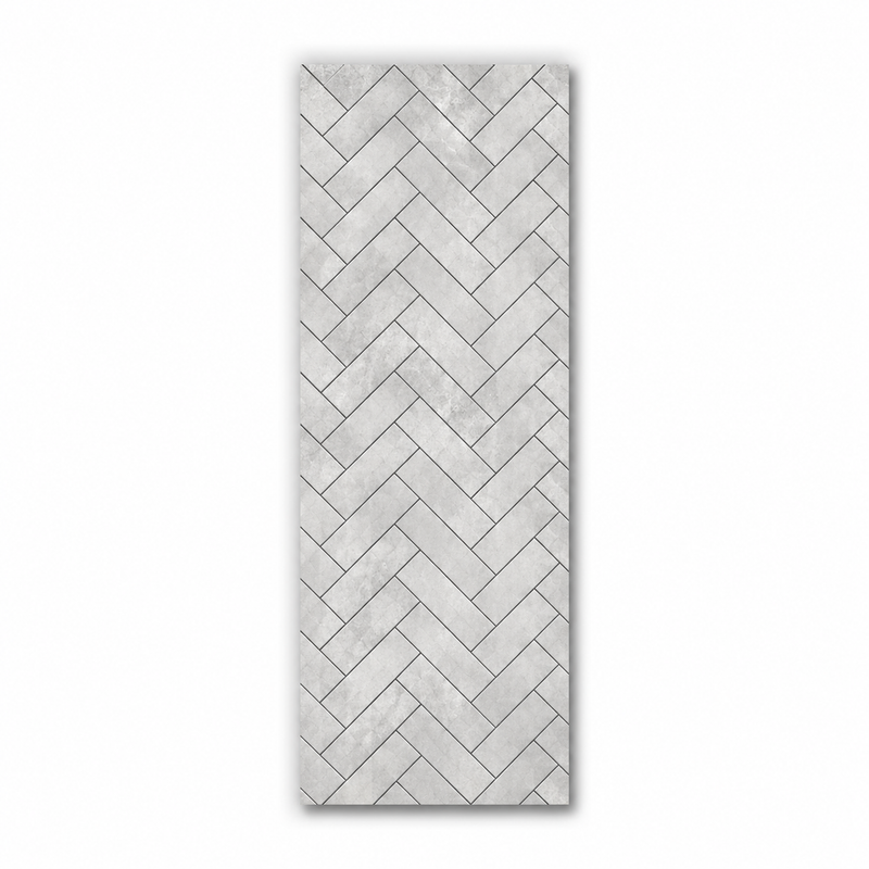 Matt Grey Chevron Wall Panel 250mm x 2.6m x 8mm (Pack of 4)