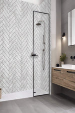 Matt Grey Chevron Wall Panel 250mm x 2.6m x 8mm (Pack of 4)