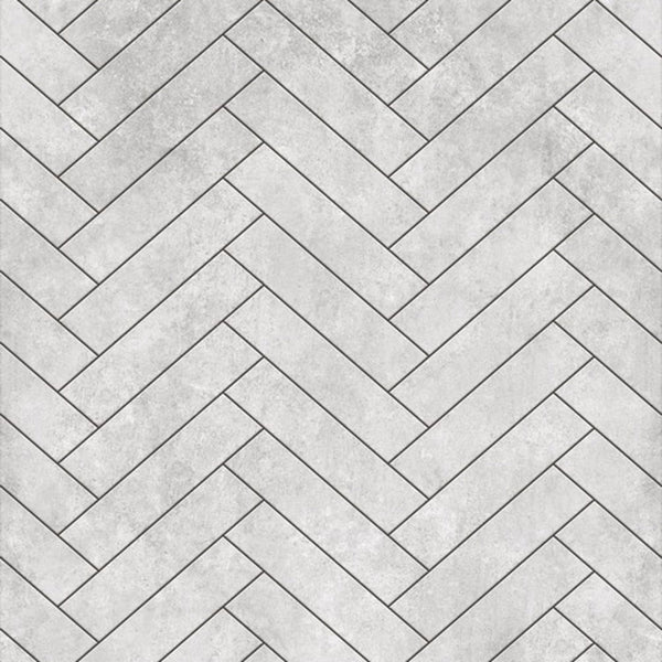 Chevron Grey Wall Panel 250mm x 2.6m x 8mm (Pack of 4) - installed