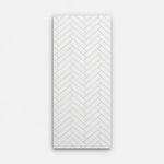 Duraklad Wall Panel 10mm x 1m x 2.4m Chevron White