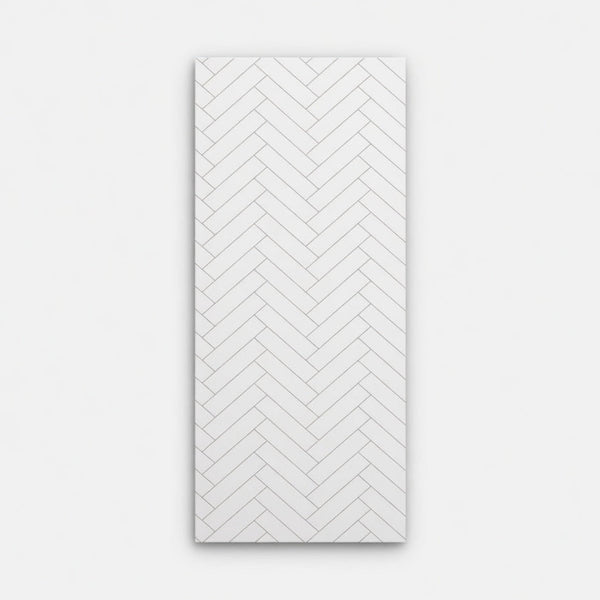 Duraklad Wall Panel 10mm x 1m x 2.4m Chevron White