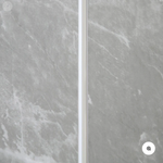 Embedded Dark Grey Marble Wall Panel 250mm x 2.6m x 8mm (Pack of 4)