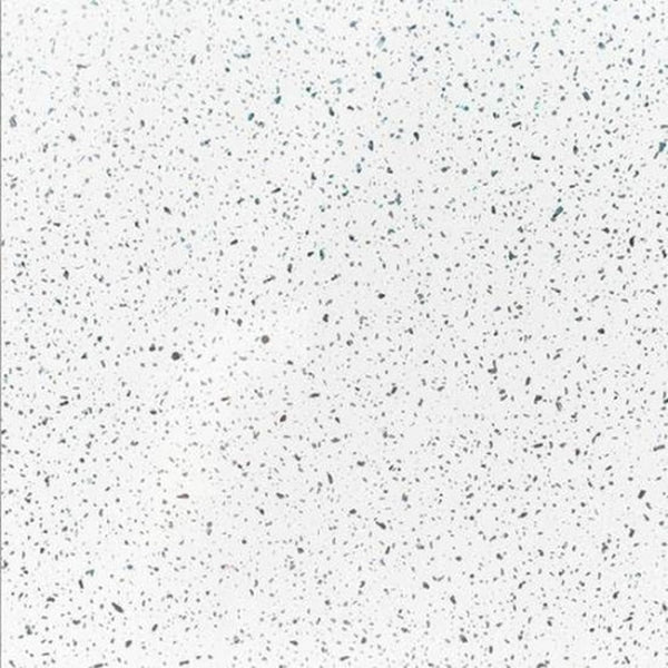White Sparkle Embedded Wall Panel 250mm x 2.6m x 8mm (Pack of 4) - installed