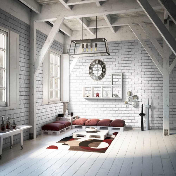 Grey Brick Wall Panel 250mm x 2.6m x 8mm (Pack of 4) - installed