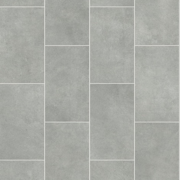 Klassic Tile Grey Matt Wall Panel | 250mm x 2.6m x 8mm (Pack of 4) - installed