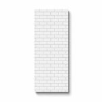 London Tile White Wall Panel 1000mm x 2.4m x 10mm