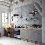 Modern Blue Tile Wall Panel 400mm x 2.6m x 8mm (Pack of 4)