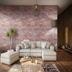 Red Brick Wall Panel 250mm x 2.6m x 8mm (Pack of 4)