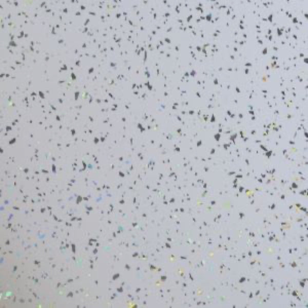 White Sparkle Wall Panel 1000mm x 2.4m x 10mm - installed