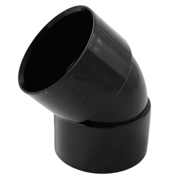 Aquaflow 40mm Obtuse Bend 135° - installed