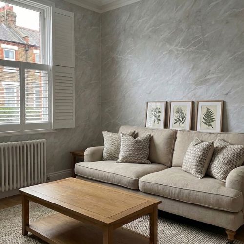 Klassic Tile Dark Grey Matt Wall Panel | 250mm x 2.6m x 8mm (Pack of 4) - installed