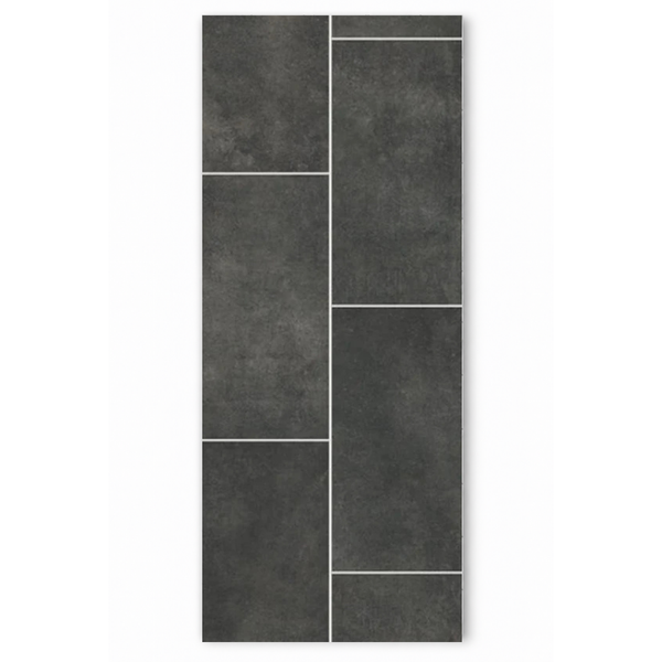 Klassic Tile Graphite Matt Wall Panel 250mm x 2.6m x 8mm (Pack of 4)