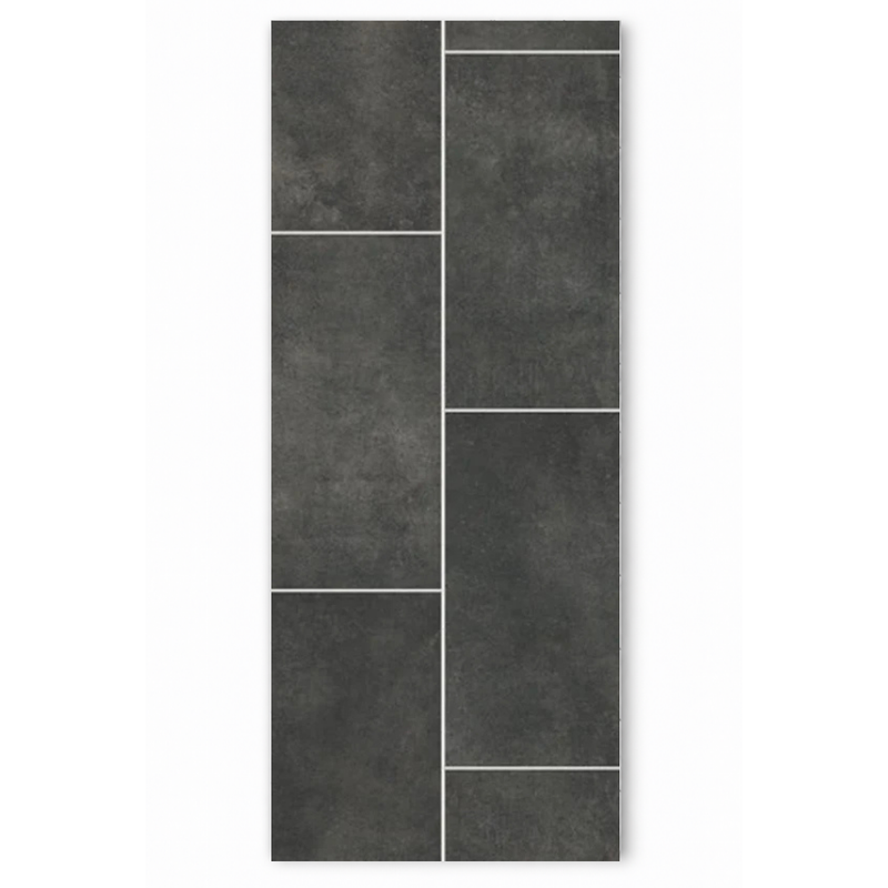 Klassic Tile Graphite Matt Wall Panel 250mm x 2.6m x 8mm (Pack of 4)