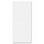 Mini metro Tile White | 8mm X 250mm X 2.6m (Pack of 4)