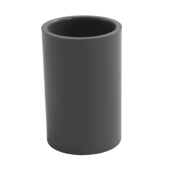 Aquaflow 22mm Plastic Overflow Straight Connector - installed