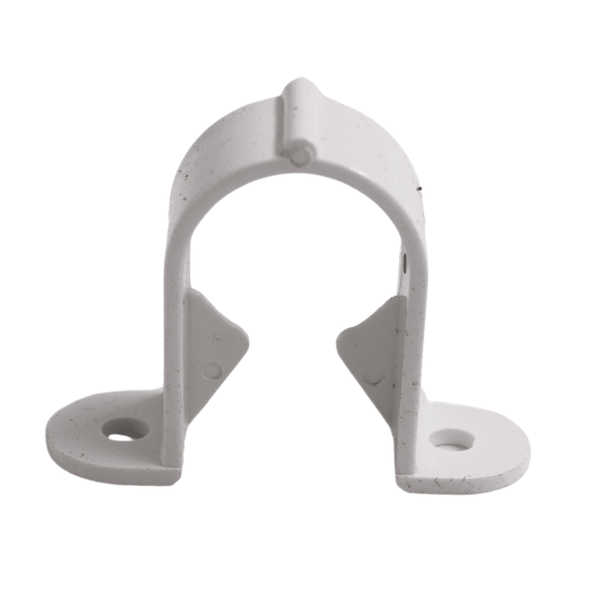 Aquaflow 21.5mm Overflow Pipe Clip - installed