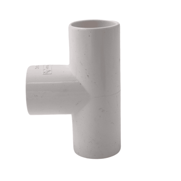 Aquaflow 21.5mm Overflow Tee 90° - installed