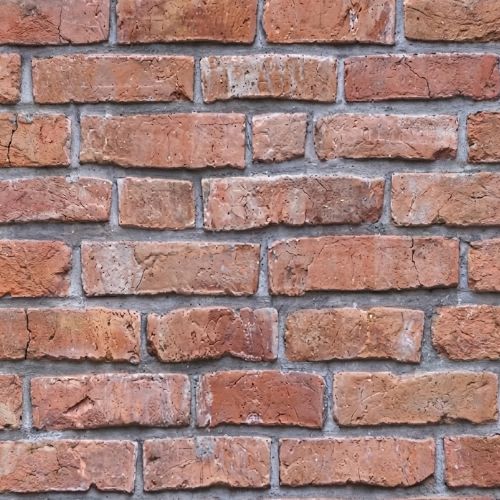 Red Brick Wall Panel 250mm x 2.6m x 8mm (Pack of 4) - installed