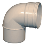 Aquaflow 110mm Single Socket Tight Bend 90°