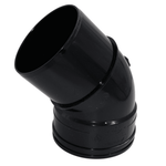 Aquaflow 110mm Pipe Single Socket Bend 135°
