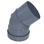 Aquaflow 110mm Push Fit Soil Single Socket Bend 135°
