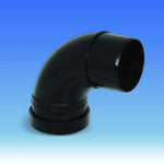 Aquaflow Single Socket 110mm Push Fit Soil Bend 92.5°