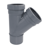 Aquaflow 110mm Push Fit Soil 135° Triple Socket Branch