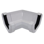 Square 135° Gutter Angle White