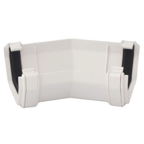 Square 150° Gutter Angle White