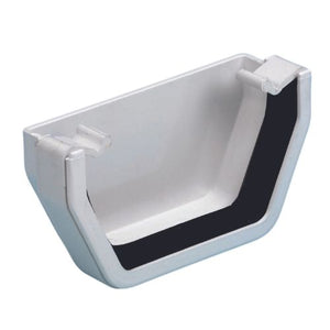 Aquaflow 114mm Square Gutter External Stop End