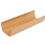 Square Plastic Gutter White Oak