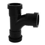 Aquaflow 32mm Push Fit Triple Socket Swept Bend 90°