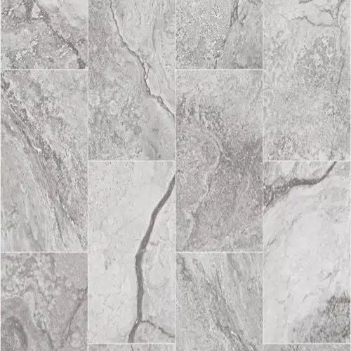 Trezzano Grey Wall Panel 400mm x 2.6m x 8mm (Pack of 4) - installed