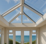 uPVC flat roof lantern 1.5m x 3m White image 4